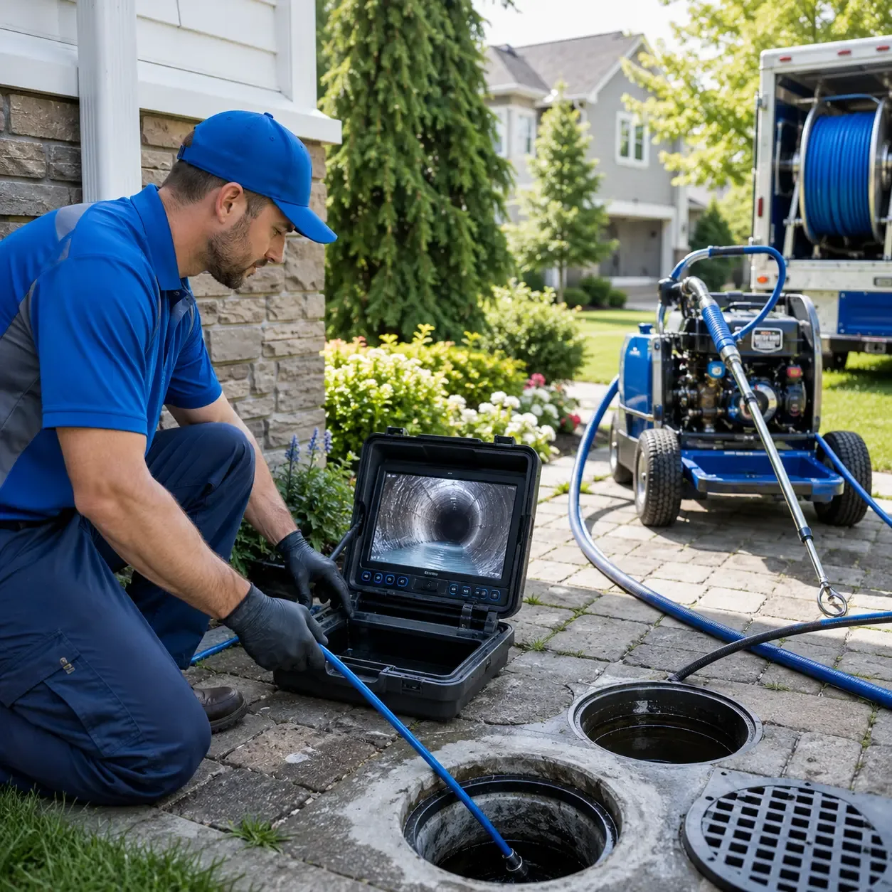 Outdoor drain cleaning professionals serving Torrington, CT